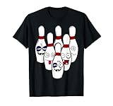 Zerstörte Kegel Bowling Kegelbahn Kegler Kegel Verein Shirt
