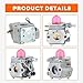 Hipa 753-06190 Carburetor for Troy Bilt TB22 TB22EC TB32EC TB80EC TB225 TB80EC Craftsman 25cc Bolens BL110 Trimmer Weedeater 75306190 WT973 WT-973 Carb