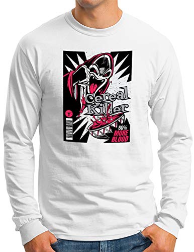 T-shirt Cereal Killer manches longues homme idéal pour vos soirées chill