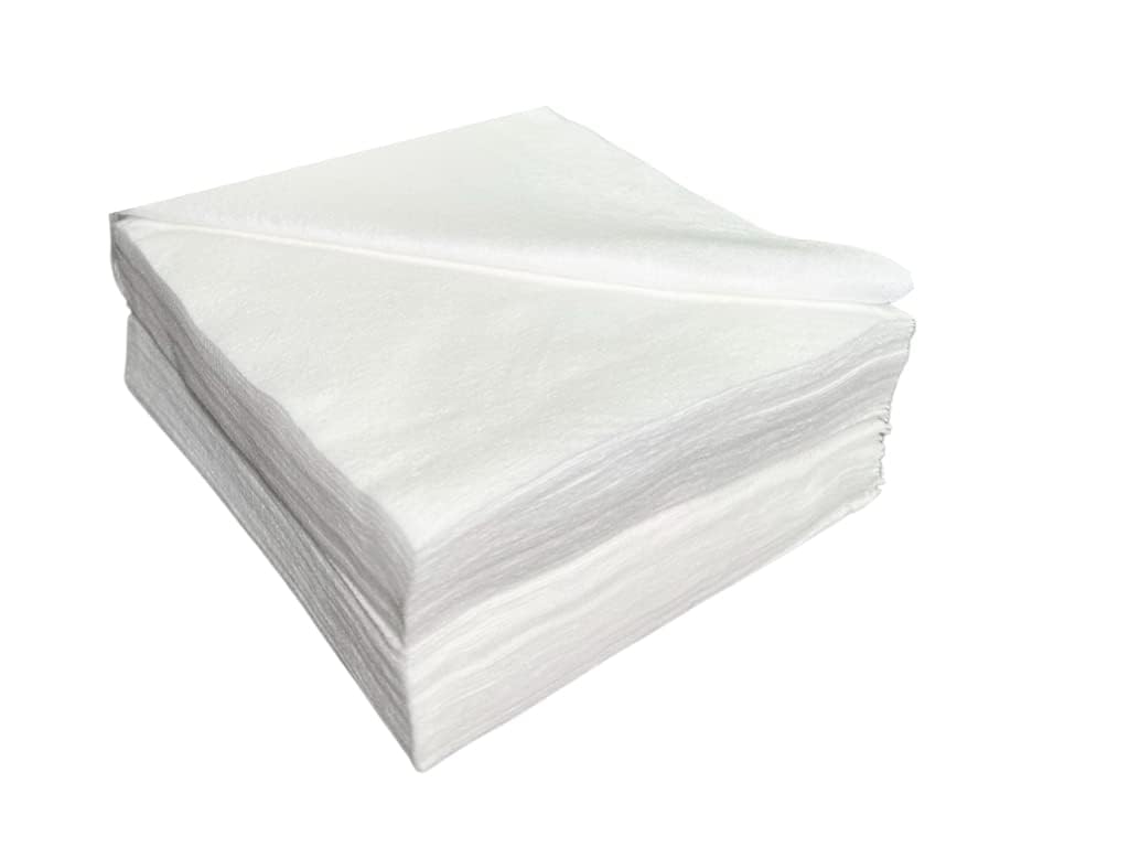 Reusable Non-Woven Cloth/Fabric Facial Tissue | Dry Wipe Cleaning Beauty Towel Salon Use Makeup Removal | Durable Multi-purpose Tissue Napkin Dry Hanky(10 * 10inch) (100)