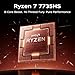 ACEMAGIC Gaming Laptop Computer,Ryzen 7 7735HS,Bis zu 4,8GHz,16GB Ram DDR5 4800MHz 512GB SSD,16 Zoll FHD Display Laptop,Gaming Notebook mit beleuchteter Tastatur,WiFi-6,Metallgehäuse