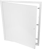 Vista 80 de Panel de acceso de plástico blanco de 12 x 16 pulgadas. Panel de puerta de eje de servicio. Plomería, electricidad, calefacción, panel de acceso