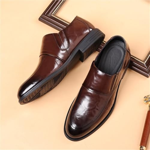 Mens Orthopedic Slip On Dress Shoes Brogue Loafers Business Formal Casual Comfortable Supportive Footwear2