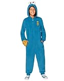 Spirit Halloween Sesame Street Kids Cookie Monster Jumpsuit Costume | Officially Licensed | One-Piece Outfit