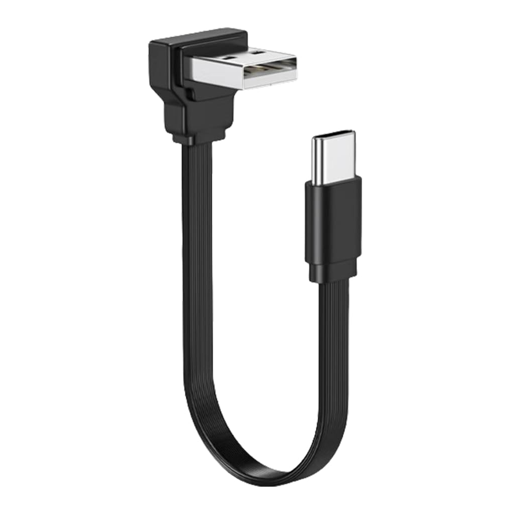 Kabel USB C na USB A 2.0 90 stopni, szybkie ładowanie 65 W i synchronizacja danych 480 Mb/s