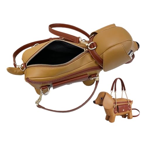 Sac à main motif teckel pour femme et sac à bandoulière mignon de voyage