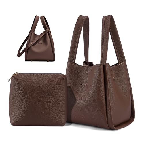 Bucket Bags for Women Vegan Leathe Crossbody Bags Trendy with Removable Shoulder Strap Mini Bucket Purses Handbag