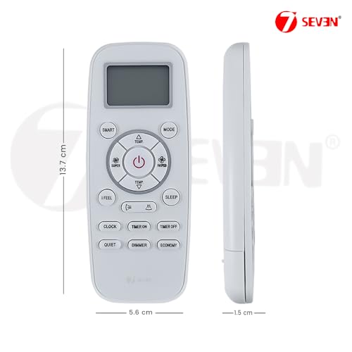 Image of 7SEVEN Compatible with Blue Star AC Remote Original 197A Model Suitable 1 1.5 2 Ton Split and Window Air Conditioner