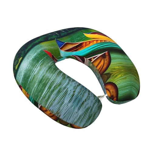 Almohada cuello viscoelástica tamaño estándar negra miniatura 2