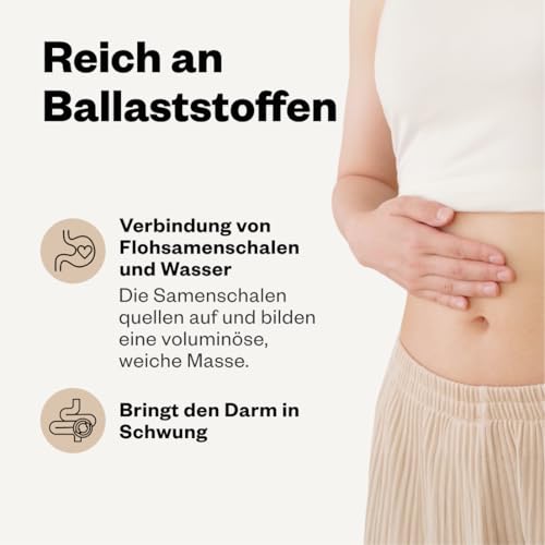 Avitale Ganze Flohsamenschalen aus Indien, 99% Reinheit, reich an Ballaststoffen - Verpackt in Deutschland, 1er Pack (1 x 500 g)