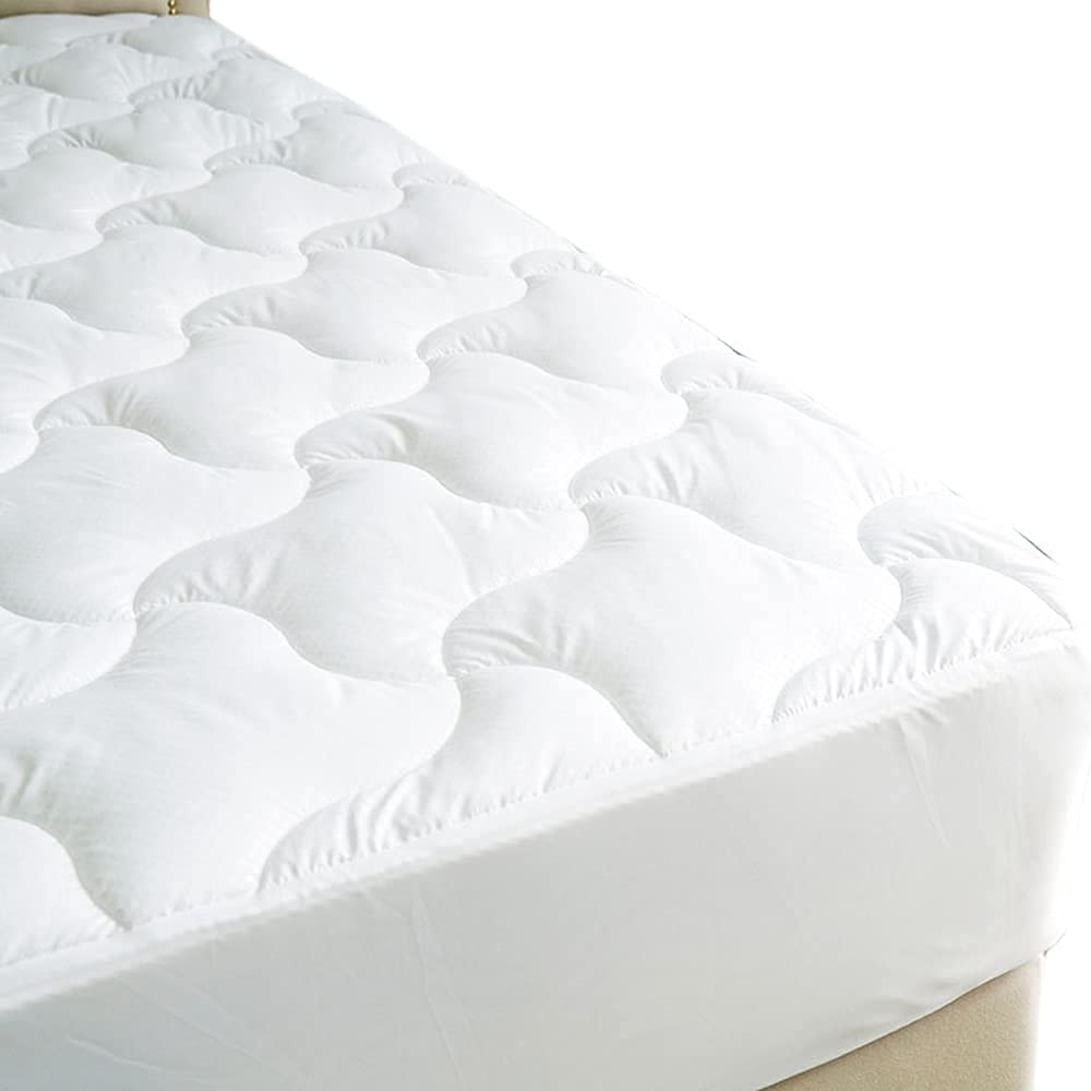 Mattress Breathable Quilted Fitted Sheet Mattress Protector Cover,Deep Pocket Stretch Up to 18 Inches (Twin) (Twin)