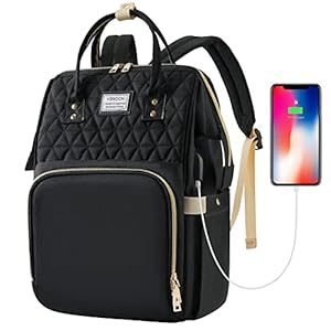 VSNOON Laptop Backpack for Women, 15.6 Inch Laptop Rucksack with USB Port, Stylish Travel Backpack, Backpack for Women…