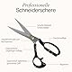 Scherenpalast® Schneiderschere (25,4 cm) Nähschere Stoffschere scharf mit Fadenschneider - Profi Textilschere Nähzubehör aus Edelstahl – Schere zum Schneiden von Stoff - Zubehör zum nähen