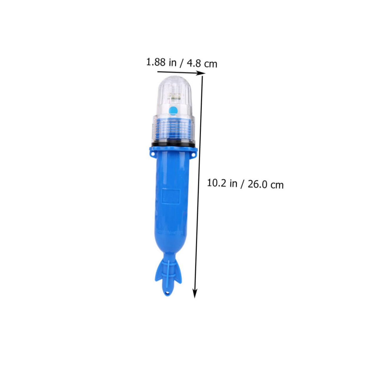 POPETPOP 2Pcs LED Fishing Light High Powered Fish Attracting Lamp for Night Fishing Underwater Light No Battery Included for Freshwater