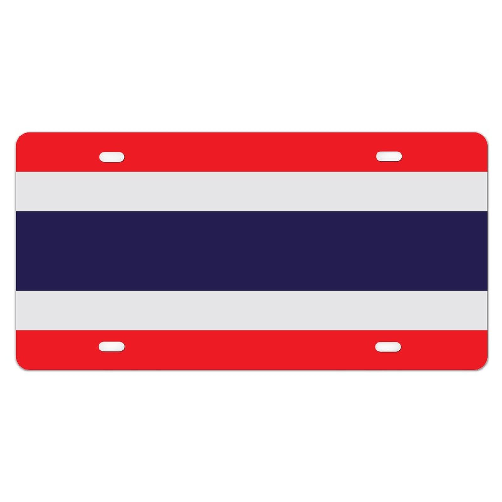 Cornice per targa con bandiera americana, We The People, targhetta per auto in alluminio - Italia