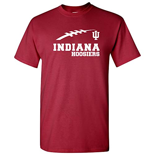 UGP Campus Apparel AS1131 - Indiana Hoosiers Football Horizon T-Shirt X-Large Cardinal