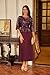 GRACE KARIN Mother of Bride Dresses 2025, A Line Sequin Dress Maxi, Elegant Wedding Guest Dress Gowns Evening Party Wine Red Size M