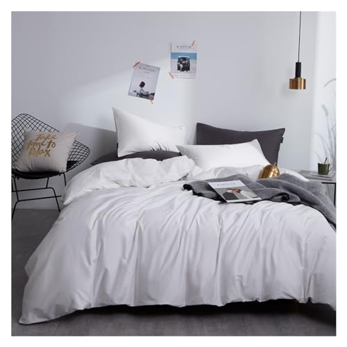 Coton de base à long terme parure de lit 4 pièces 60 comptes couleur solide luxe