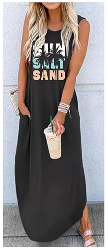 Image of CHUNTIANRAN Maxi Dresses for Women Summer Outfits Boho Beach Long Dresses Casual Sundresses Resort Wear for Women 2026