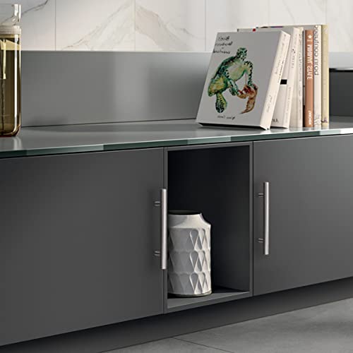 PinLin 20 Pack Cupboard Handles 96mm Hole Spacing Brushed Nickel ...