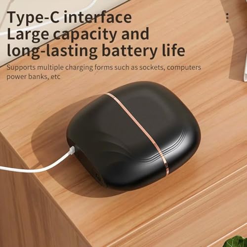 Mini plancha portátil inalámbrica recargable rosa miniatura 5