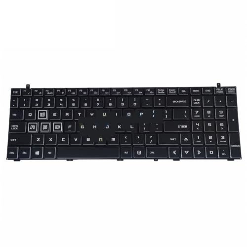 Clavier rétroéclairé américain de rechange pour réparer les touches usées