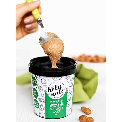Creme de Amendoim com Whey e Xylitol 450G, Holy Nuts, 450g