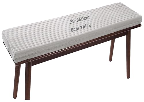 Cojín para banco de jardín rectangular tamaño grande de suelo para invierno 2