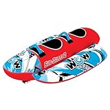 WOW Sports – Super Sub Towable Tube for Boating – 1-2 Person 340 lbs Capacity – Inflatable Boat Tube for Water Sports – Youth & Adults