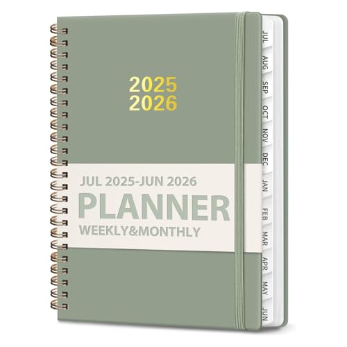 Planner 2025-2026, Weekly and Monthly Calendar...