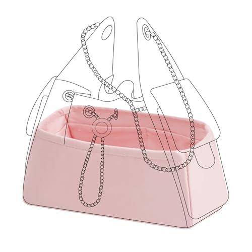 DGAZ Silk Purse Organizer Insert Fits Chanel 25 Handbags，Silky Smooth