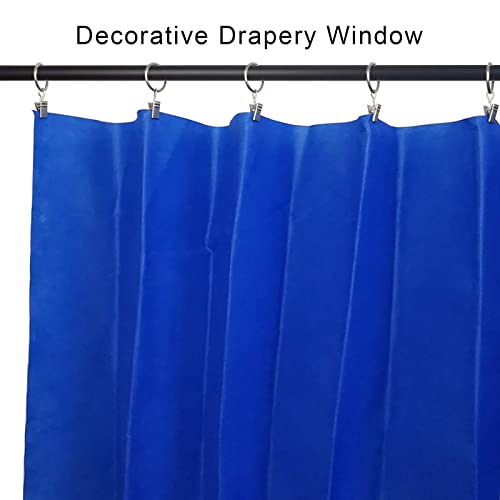 Amzseven 44 Pack Metal Curtain Rings With Clips, Curtain Hangers Clips, Drapery Clips With Rings, Drapes Rings 1 In Interior Diameter, Fits Diameter 5/8 In Curtain Rod, Matte Silver #TOP3