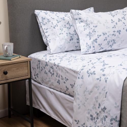 Catálogo para Comprar On-line Sabanas Matrimoniales Walmart los más solicitados. 48 ROSEWOOD LUXURY LINENS Maison Deco - Sabanas Matrimoniales Juego Completo, Sabanas Microfibra Hotel, Estampadas Ultra Suaves, 4 Piezas Incluye Fundas Almohada - Diseño Petalos...