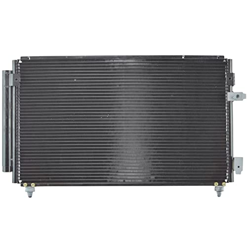Image of TRQ A /C Condenser and Receiver Drier Assembly Compatible with 1998-2005 Lexus GS300 1998-2000 GS400 2001-2005 GS430