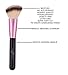 Dial M Beauty Premium Makeup Brushes, Synthetic Foundation Powder Concealers Eye Shadows Makeup 8pcs Brush Set with Elegant Travel Pouch. Pink and Black. Great for Gifts and Makeup Artists