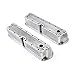 Speedmaster PCE314.1083.11 Compatible with Ford SB 289 302 351 Windsor Polished Ribbed Aluminum Valve Covers - Tall w/Hole