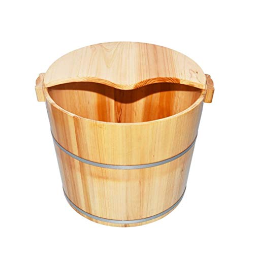 Baño de pies de madera para spa y masaje