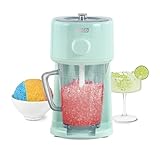 Dash Deluxe Shaved Ice & Slushy Maker with Serving Pitcher, 1L, Multi-Purpose Ice Shaver Machine for Homemade Shaved Ice, Snow Cones, Slushies, Cocktails & More - Aqua