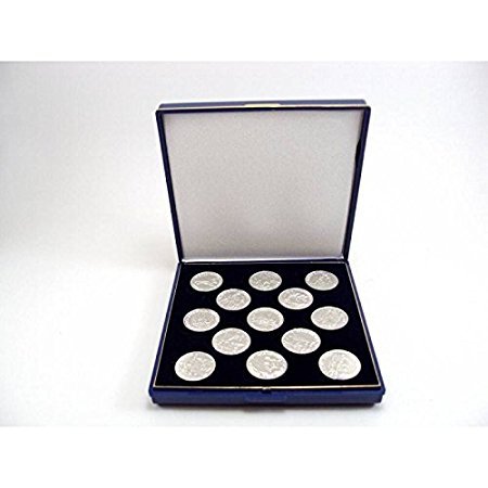 RegalosDeBodaOnline Arras plateadas 18mm en elegante estuche GRABADO para boda