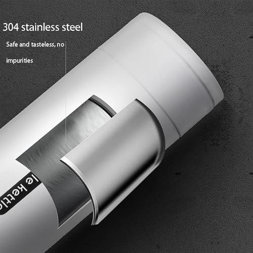Tetera eléctrica portátil de viaje 0.38 L blanca miniatura 4