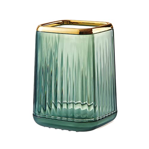 DASITON Organizer Portapennelli da Trucco Multifunzione, Porta Pennelli, Porta Trucchi per Toletta, Camera da Letto, Bagno e Scrivania (Verde)