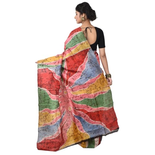 3stones pure silk saree in pure silk – image 2