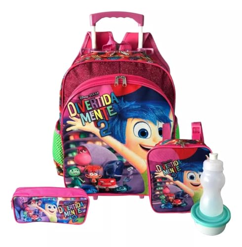 Kit Mochila Escolar Divertidamente Emoções Filme G Rodinhas