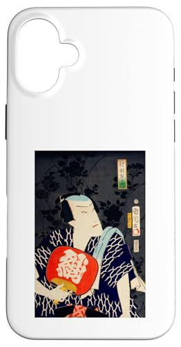 豊原国周 扇子浮世絵師 芸術 スマホケース iPhone 16 Plus 用