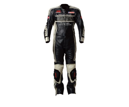 Amazon | [シンプソン] SST-710 2pc Leather Suit Black 3L SST-710