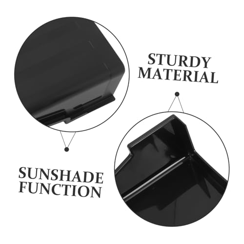 Protección sol cámara seguridad exterior Lurrose para evitar lentes borrosas 3