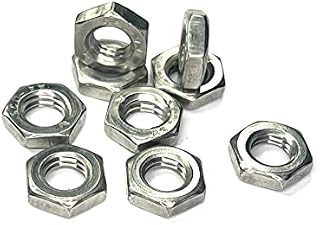 M4 (4mm) Hex Half Lock Nut - A2 Stainless Steel (Pack of 20)