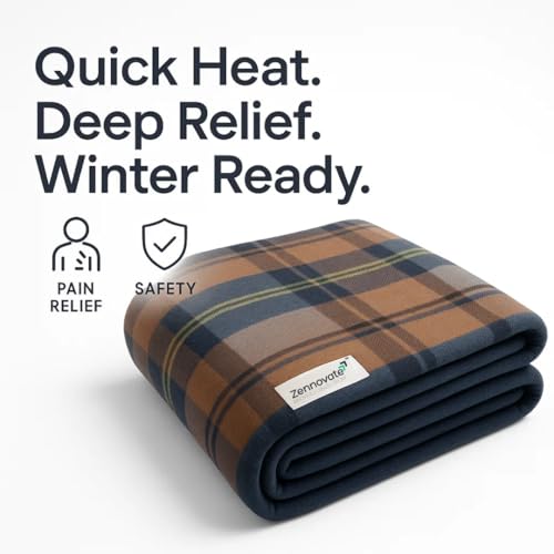 Image of Superior ISO Certified & ZED Certified Electric Under Blanket | Double Bed Size(150cmx150cm) | Shock Proof | Bed Warmer with Multiple Heat Controls (Body, Foot, High, Low) |10 Year Warranty