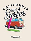 jp surfboards  California Best Surfer. California Notebook. Composition Notebook. College Ruled. 8.5 x 11. 120 Pages. Gift for California Lovers, Surfers and Travel Lovers.