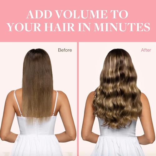 Image of GOO GOO Clip in Hair Extensions Real Human Hair Back Fill Extension 2Pcs